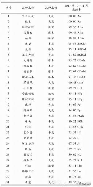 湖南湘中地區(qū)月季露地扦插試驗(圖4)